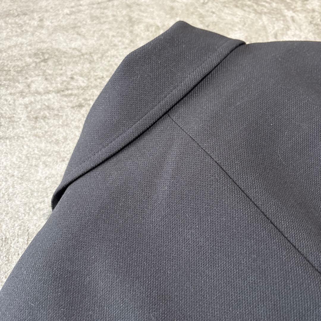 【美品】お受験 高級ロングコート S ネイビー 紺 エスコミュール小学校、幼稚園