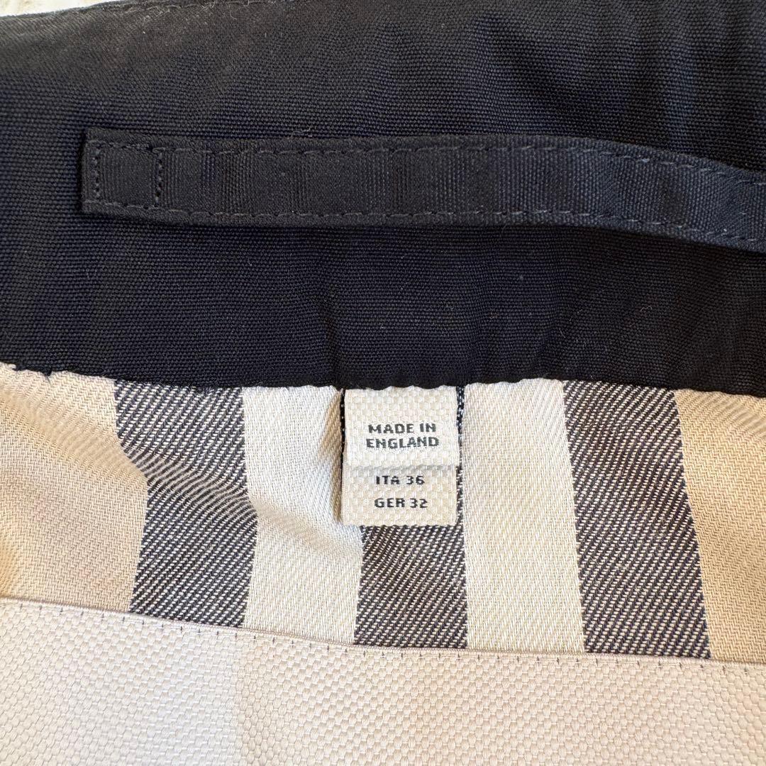 新品未使用　バーバリー　エスタブリッシュド　トレンチコート　メガチェック　黒　S