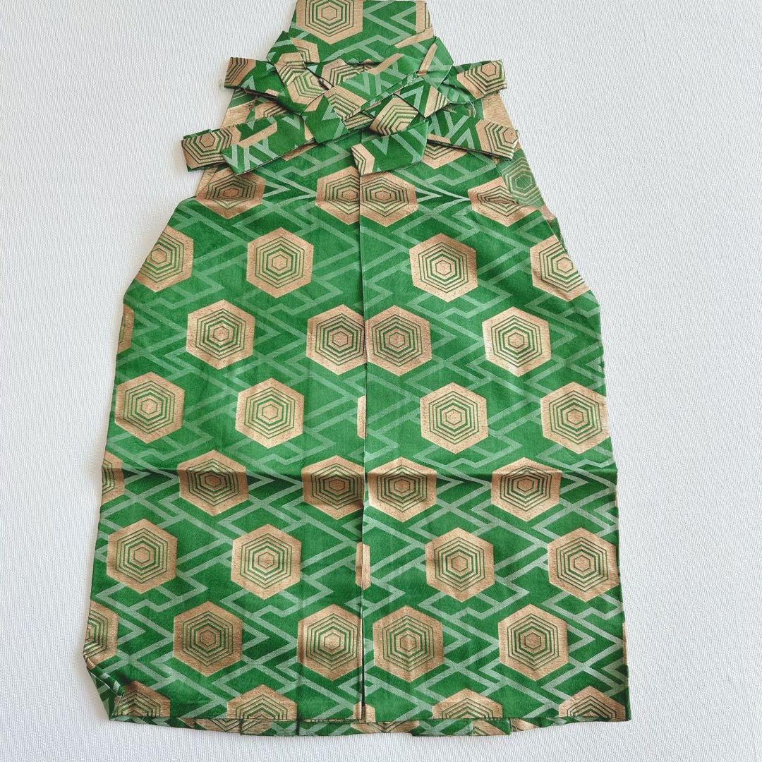 双子　２組セット　七五三5歳男の子　羽織＆袴＆長着＆簡単半衿＆小物　ベージュ緑紺