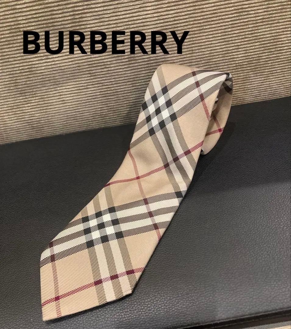✨美品　バーバリーBURBERRY BLACK LABEL チェック柄ネクタイ