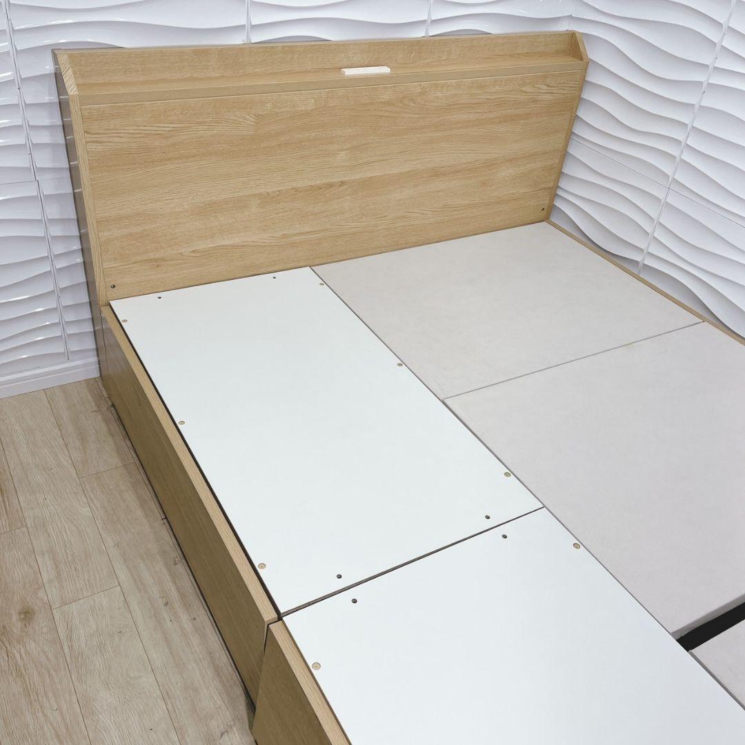 ◇訳有特価◇ニトリ◇ベッドフレーム◇ダブル◇収納コンセント付き◇大阪兵庫京都奈良