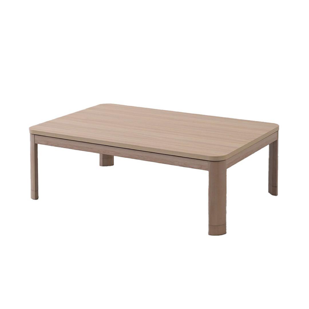 新品未使用箱不良　山善　こたつテーブル　ブラウンHKR-F12080H(OBR)