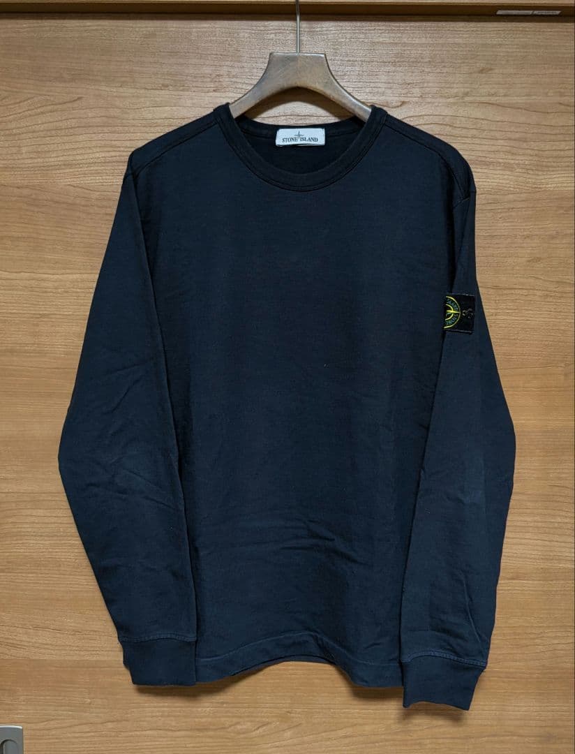 STONE  ネイビー長袖カットソー　751564450