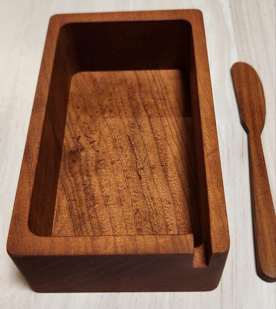 三谷龍二 PERSONA STUDIO 山桜 バターケース&ナイフ ヴィンテージ