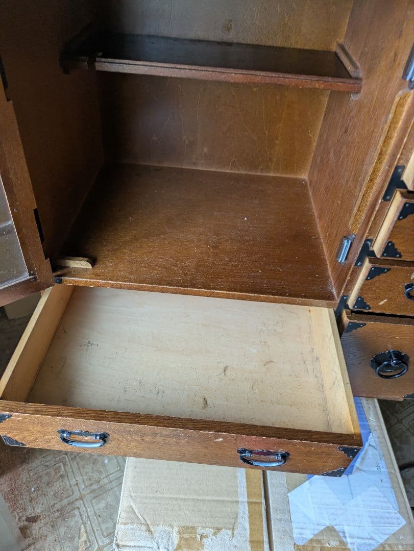 最終金額代箪笥　民藝箪笥　和箪笥　古家具　小箪笥　小棚　小引き出し鍵無し