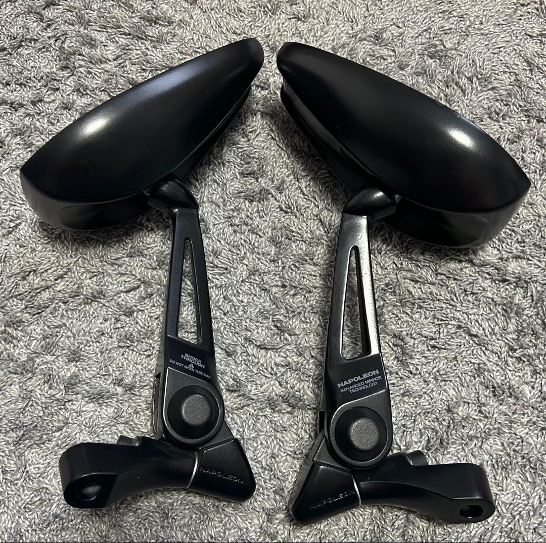 タナックス シャークミラー4 ブラック AOS4 左右セット