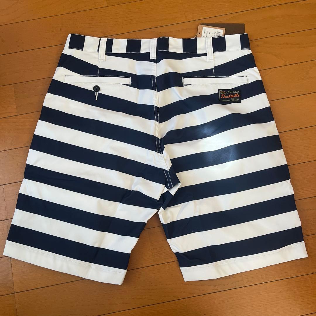 ザンディ　rough&swell ストライプデザイン メンズショートパンツ