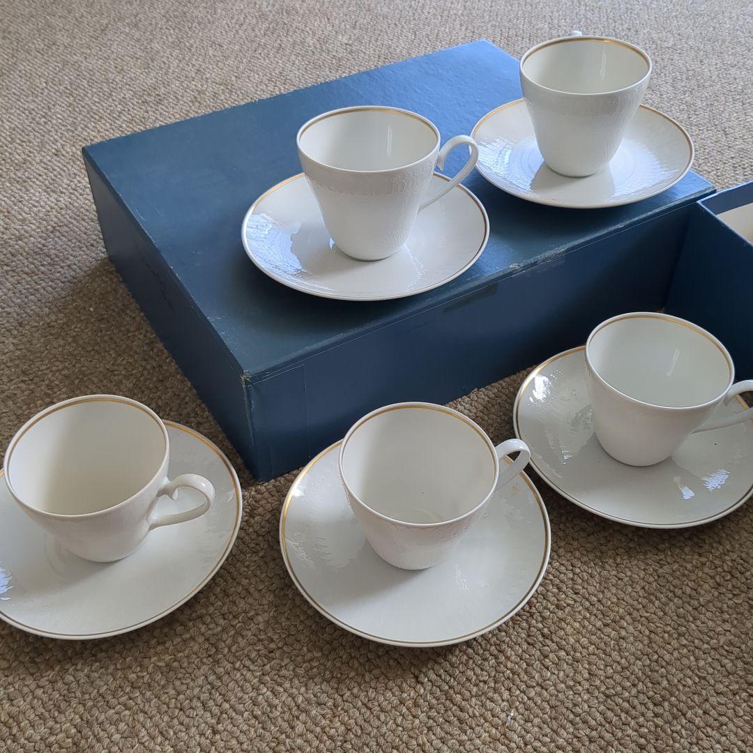 【ローゼンタール】クラシックローズ　カップ&ソーサー　5客セット