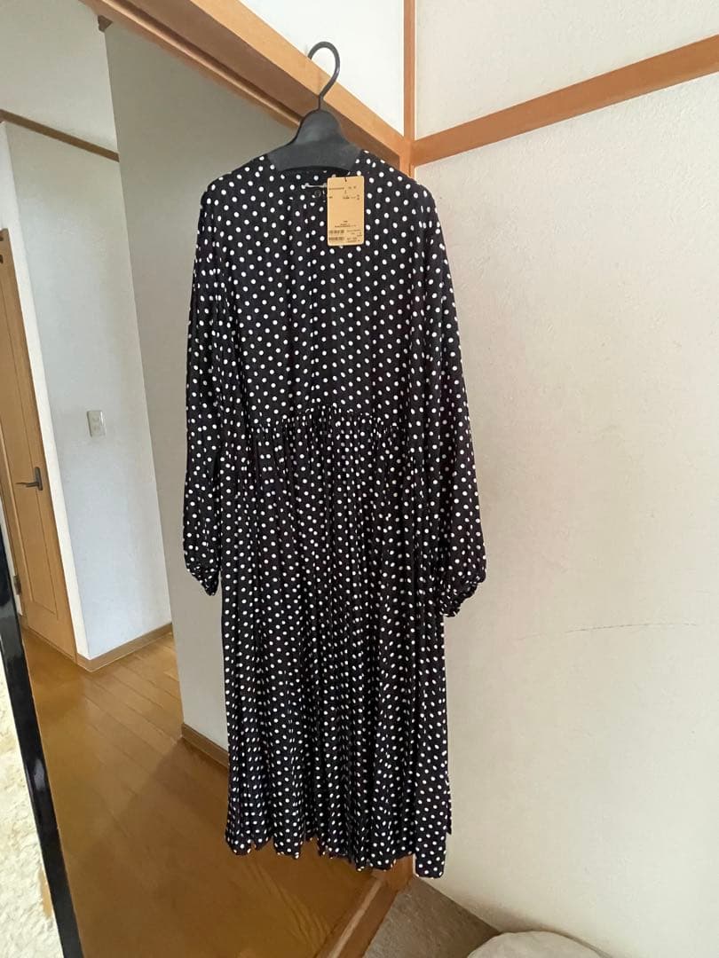 **suger**【正規品】ビアズリードットギャザーワンピース　サイズ2