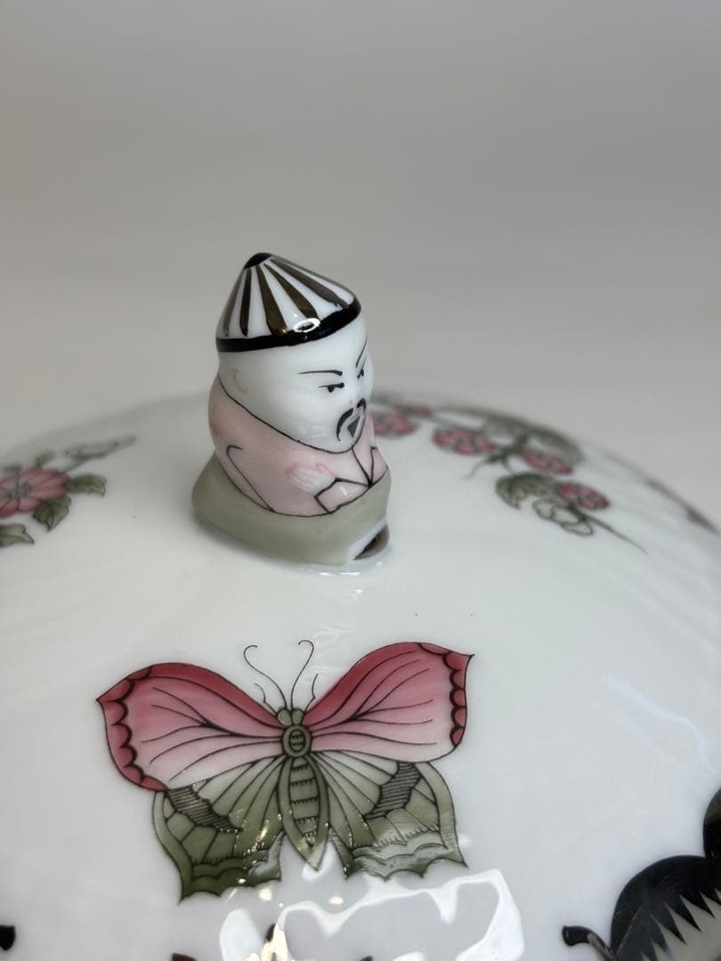 HEREND ヘレンド　ヴィクトリアプラチナ　マンダリンボンボン　小物入れ