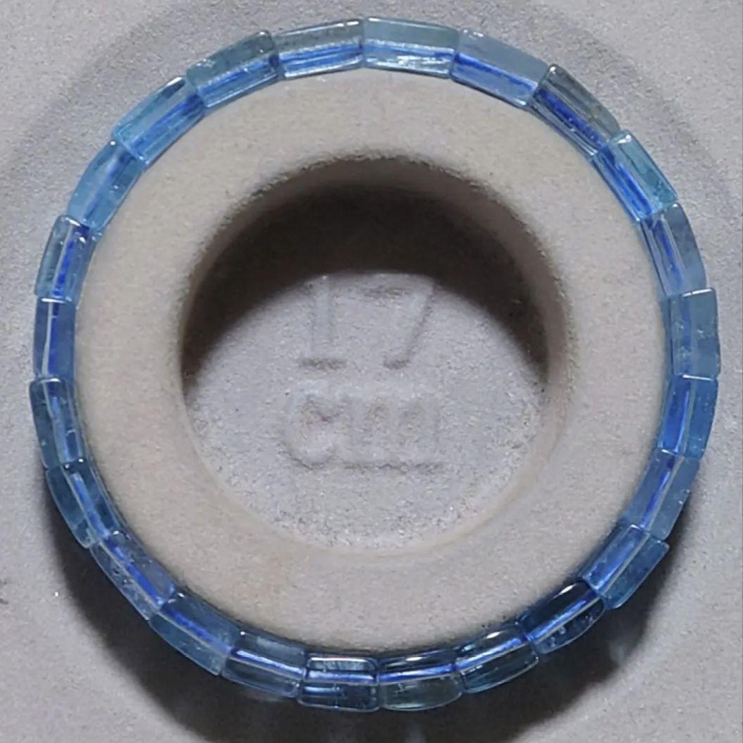 ★ブルートパーズ バングル ブレスレット①(SA+)