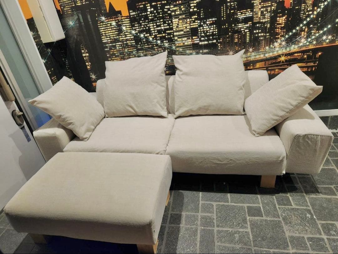 NOYESノイエス Decibel C4 3人掛けソファ+オットマンセット