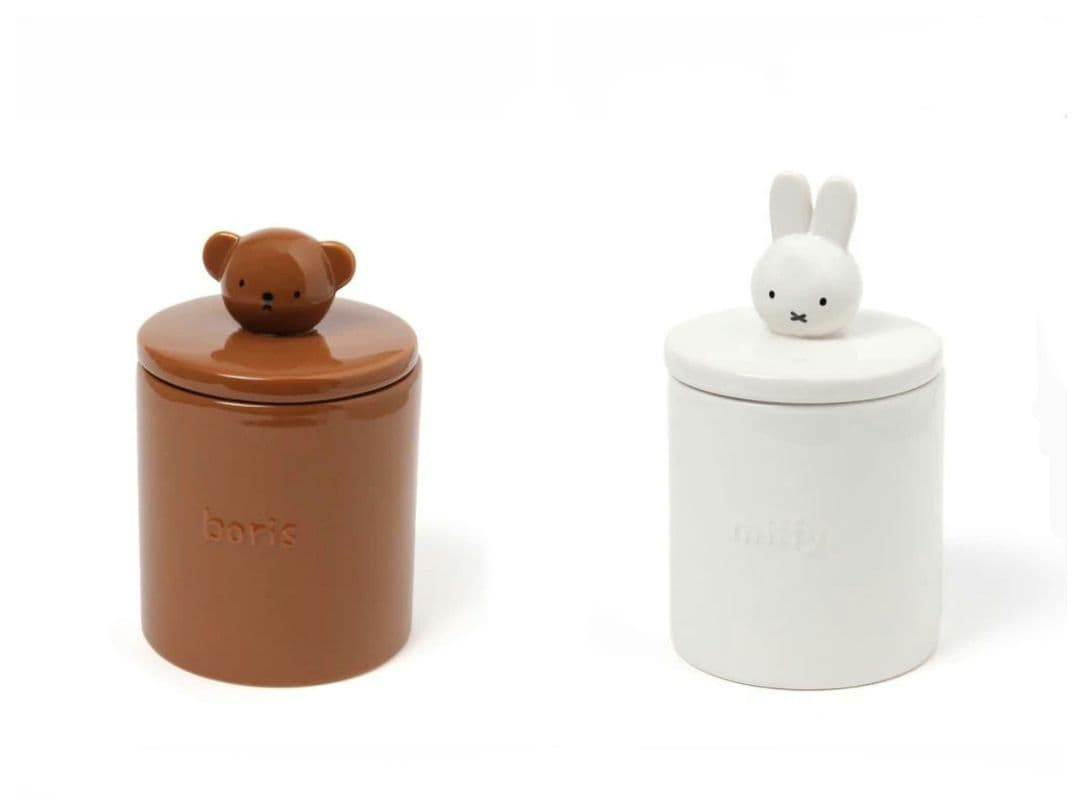 陶器キャニスター Dick Brunaコラボ studio セット clip