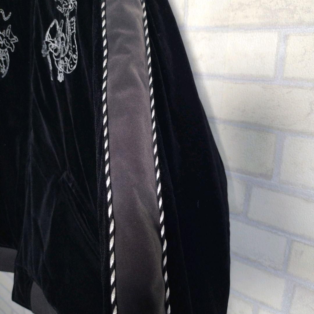 9090★ポケモン コラボ ベロア 総刺繍 中綿 キャラクター スカジャン L