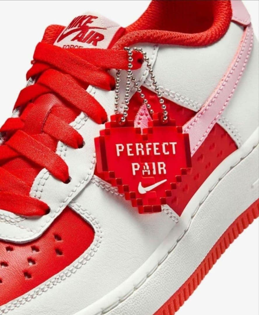 新品⚫Nike Air Force 1 ナイキエアフォースワン レッド/ホワイト