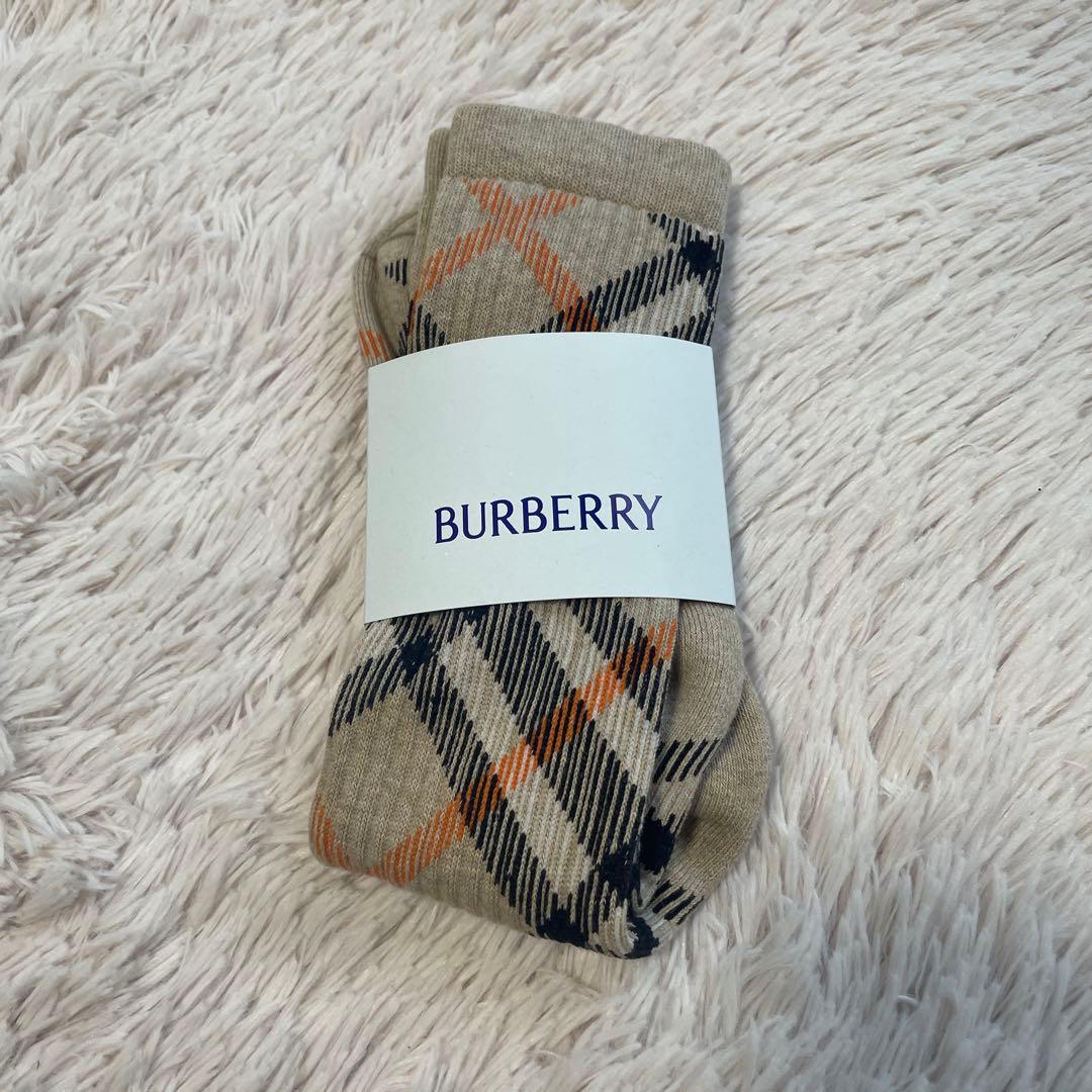 BURBERRY チェック コットンソックス