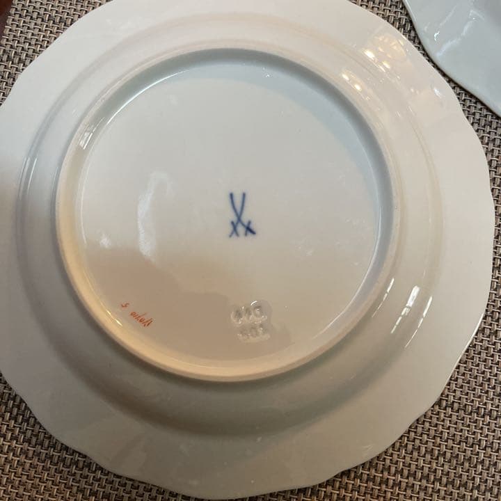 レア　手描きマイセン　ケーキ皿　3枚　セット