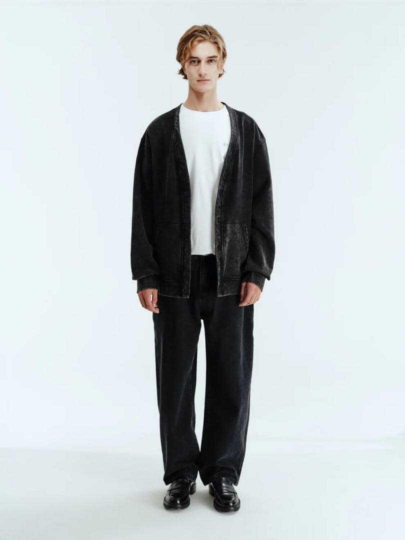 BTMK SWEAT CARDIGAN washed XS828 カーディガン