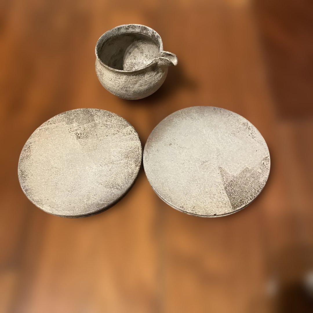 渡辺信史　お皿　片口　作家作品　菓子皿　2枚片口セット