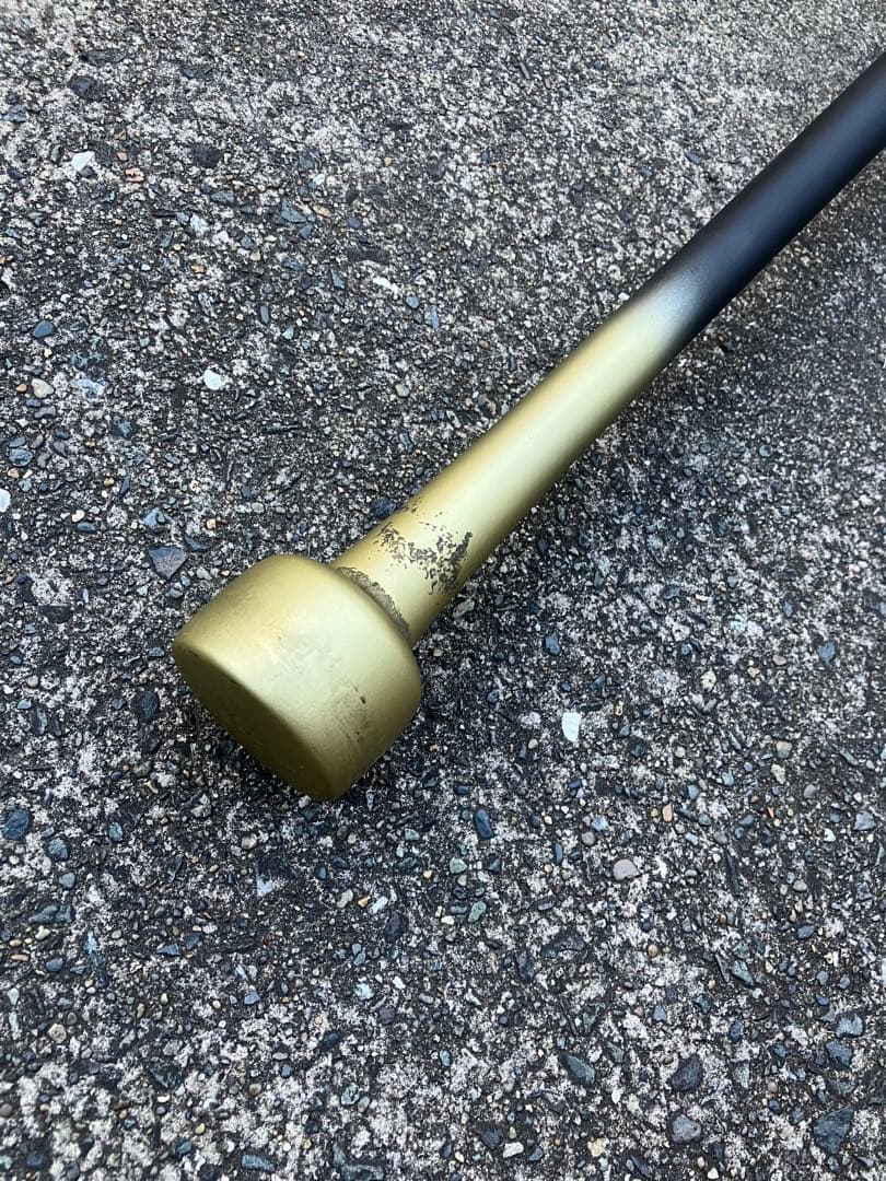 アメイジング ミノルマンバット ペンタゴン ゴールド×ブラック85cm 890g