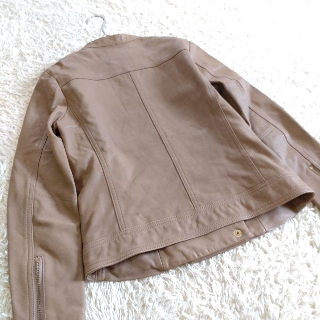 NOBLE　ソフトラムレザー　ダブルライダースジャケット