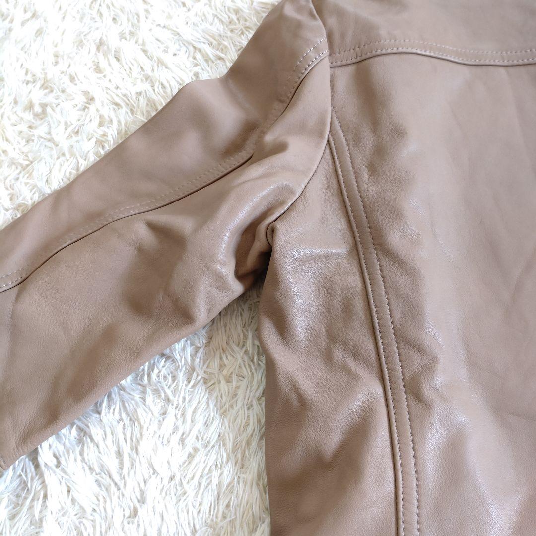 NOBLE　ソフトラムレザー　ダブルライダースジャケット