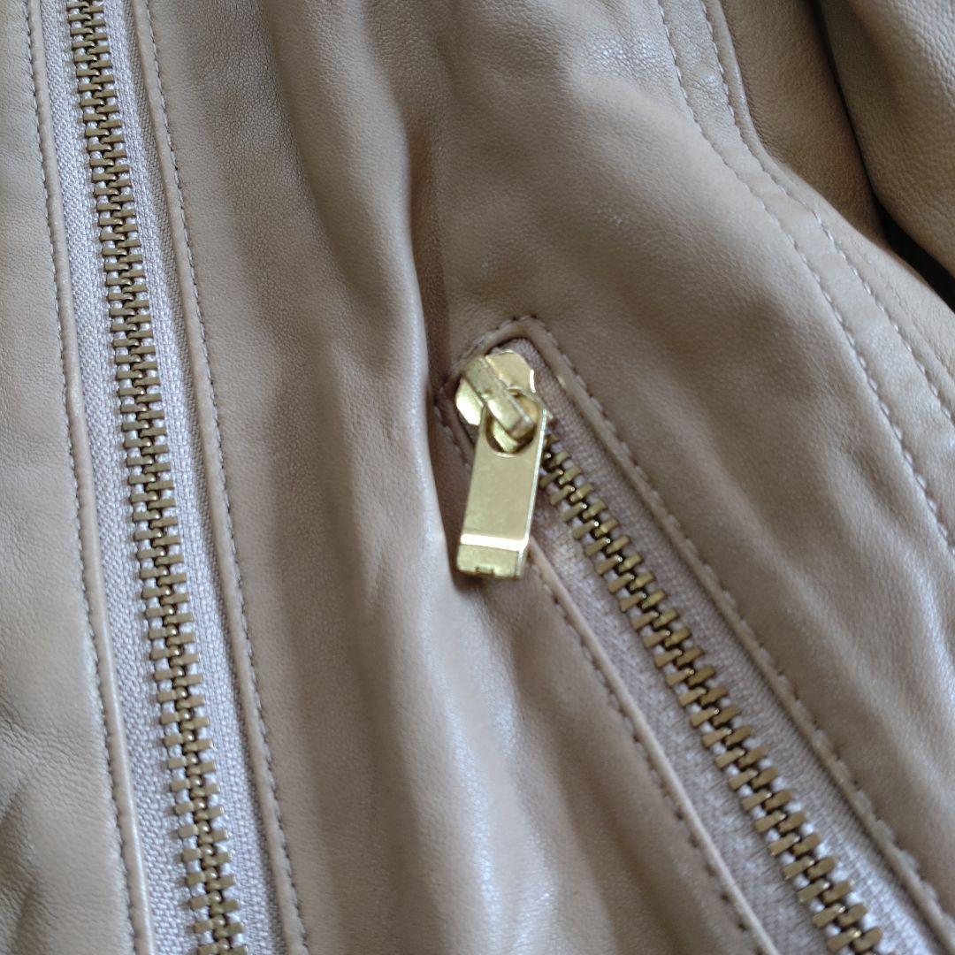 NOBLE　ソフトラムレザー　ダブルライダースジャケット