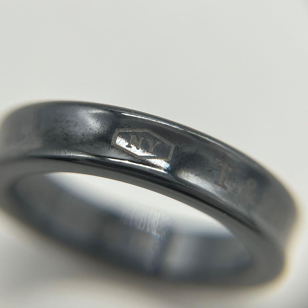 ティファニー TIFFANY 1837 ナロー リング 6号 チタン TI