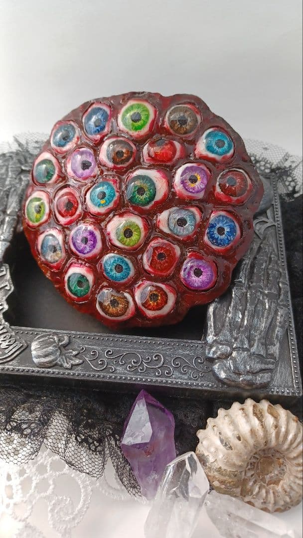 きょうMAMA　目玉付きたっぷりマチのショルダーポーチ&ストラップ