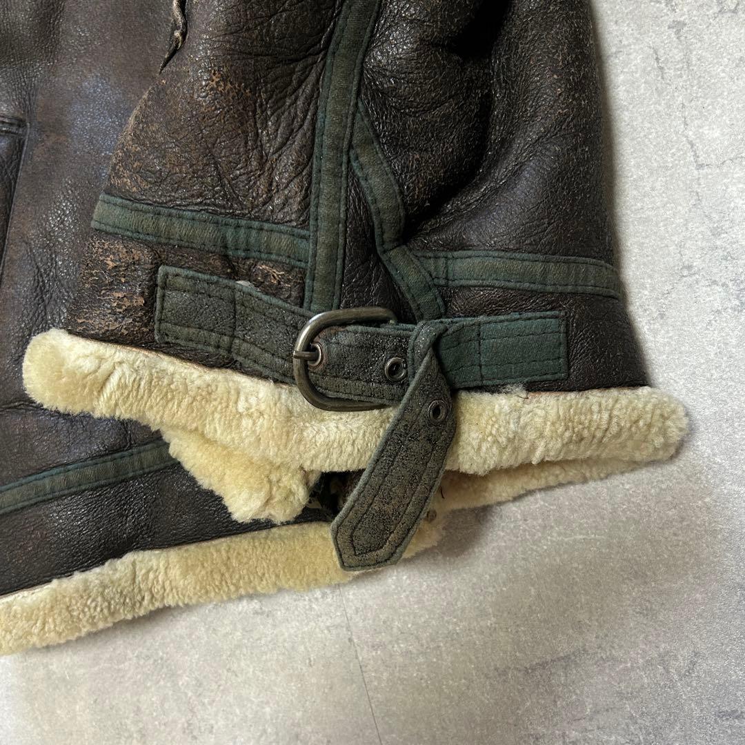 ジャケット・アウター 90s vintage B-3 shearling jacket brown