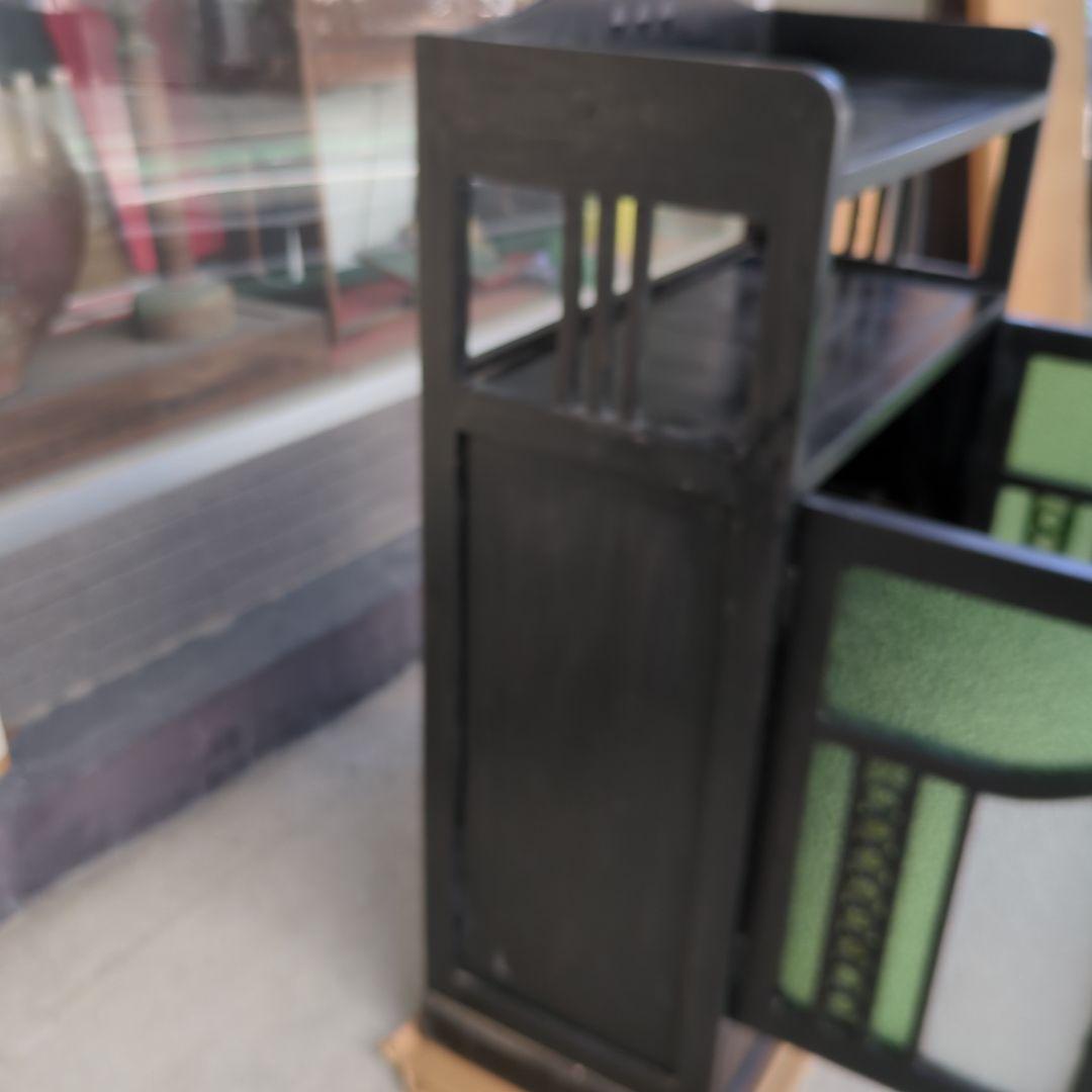 Coco atelierbrocante アンティーク 箪笥 色ガラス