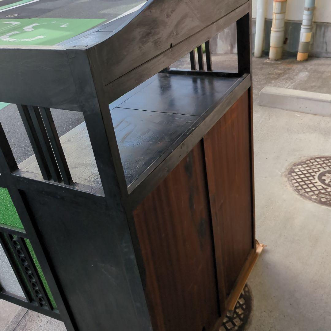 Coco atelierbrocante アンティーク 箪笥 色ガラス