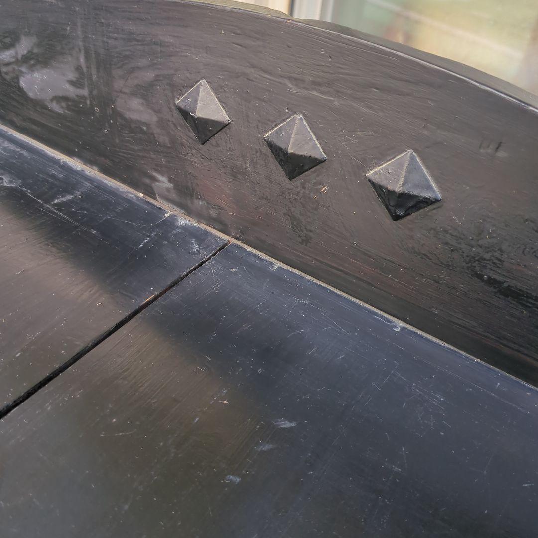 Coco atelierbrocante アンティーク 箪笥 色ガラス