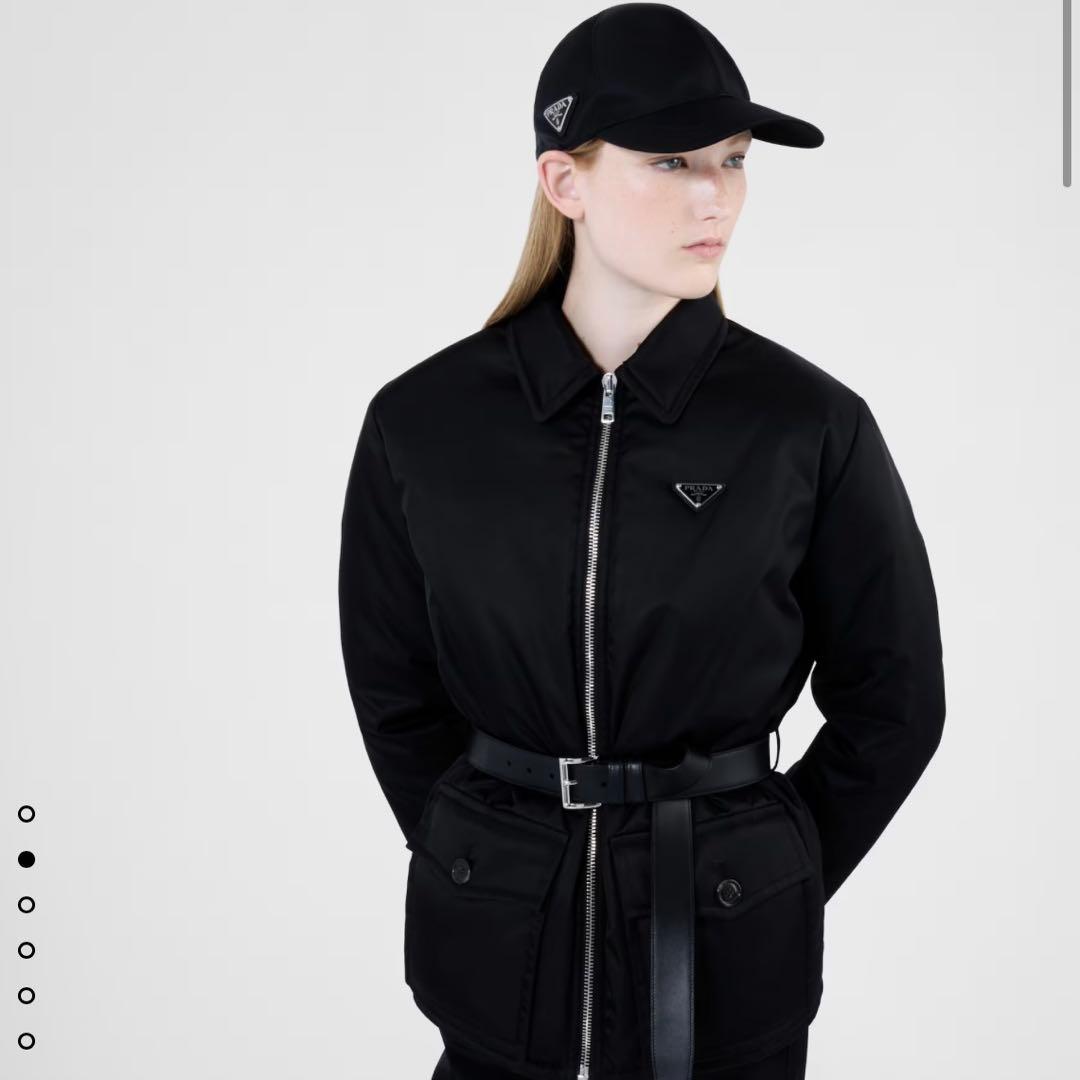 美品 付属品完備 PRADA プラダ Re-Nylon ベースボールキャップ S