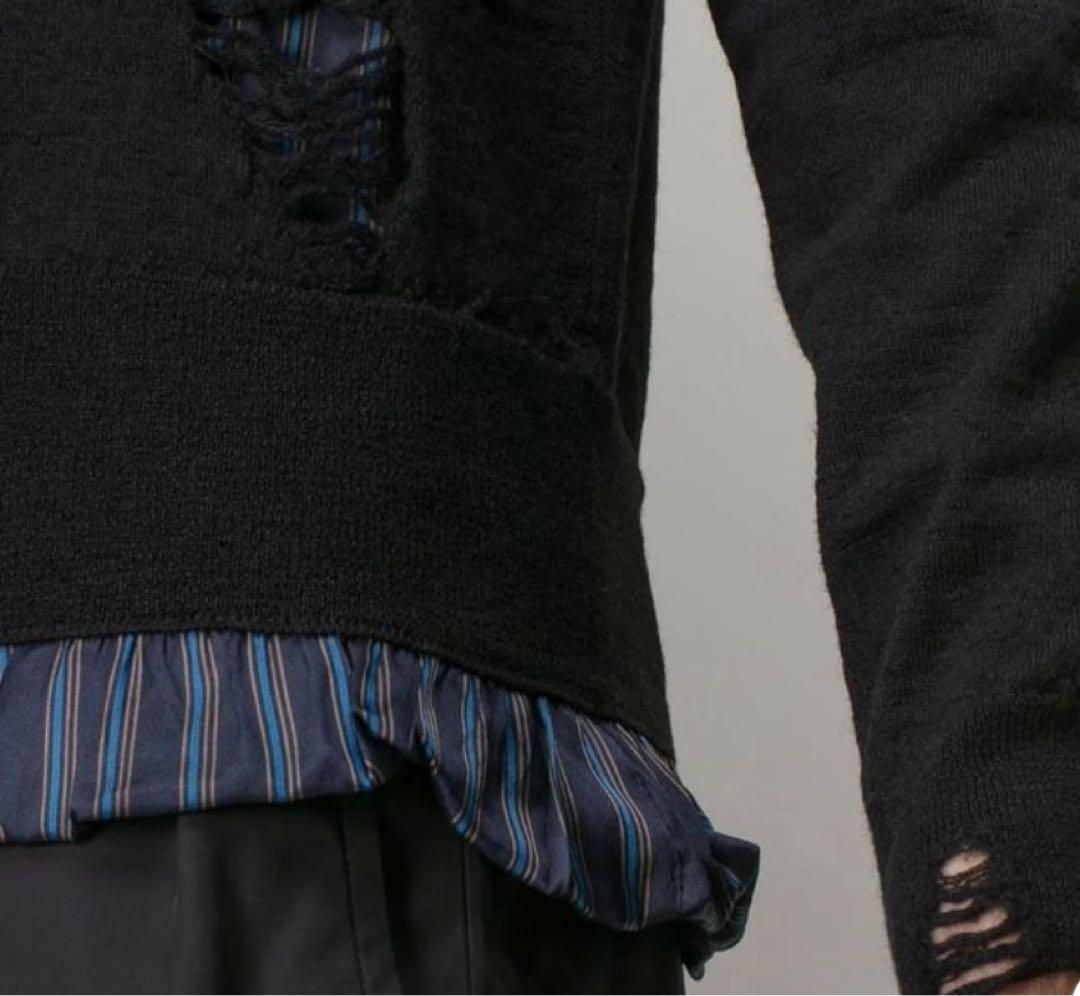 定価12万円　Maison Margiela ブラック カーディガン