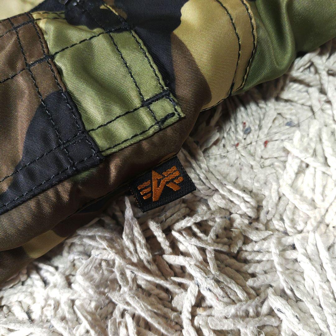 【極美品】アルファインダストリーズ　リバーシブル　フライトジャケット　MA-1