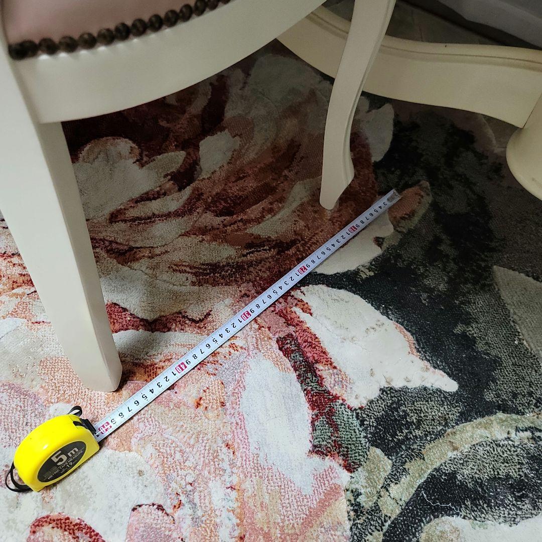 ロココ調白家具姫系ダイニングテーブル