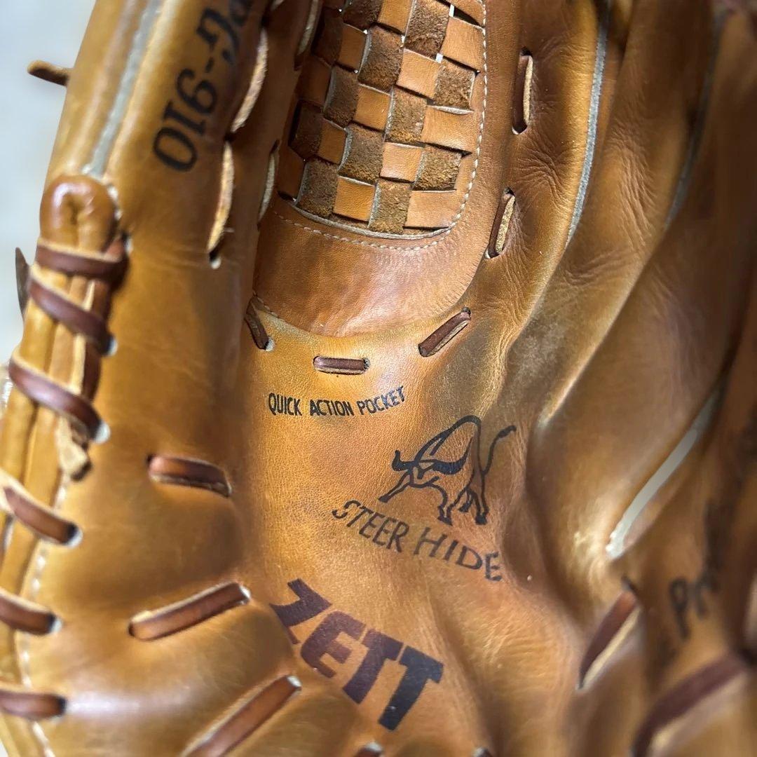 ZETT ゼット DYNA ZETT 硬式グローブ 王冠ラベル 投手 ピッチャー