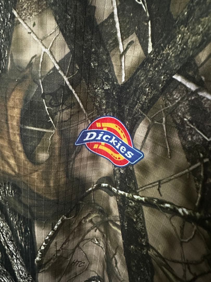 Dickies 迷彩 長袖カットソー Supremeロゴ