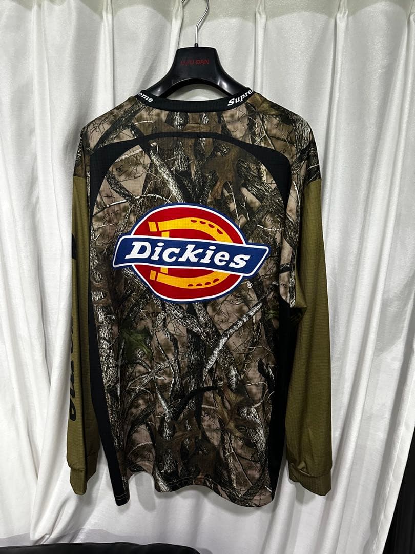 Dickies 迷彩 長袖カットソー Supremeロゴ