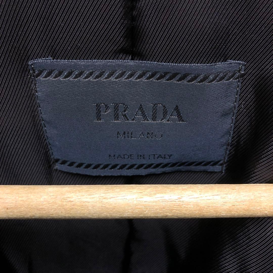 90s PRADAコート　ヴィンテージコートx インナーベスト付き　難あり！