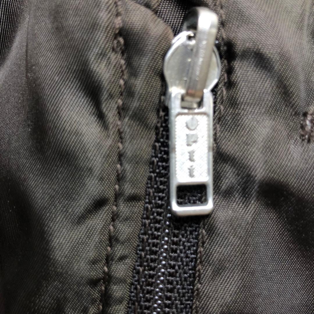 90s PRADAコート　ヴィンテージコートx インナーベスト付き　難あり！