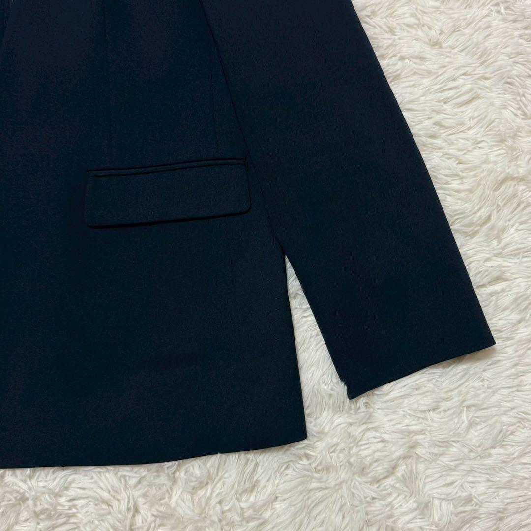 ✨美品/XL✨レミュー パンツスーツ ノーカラー ウォッシャブル 近年モデル