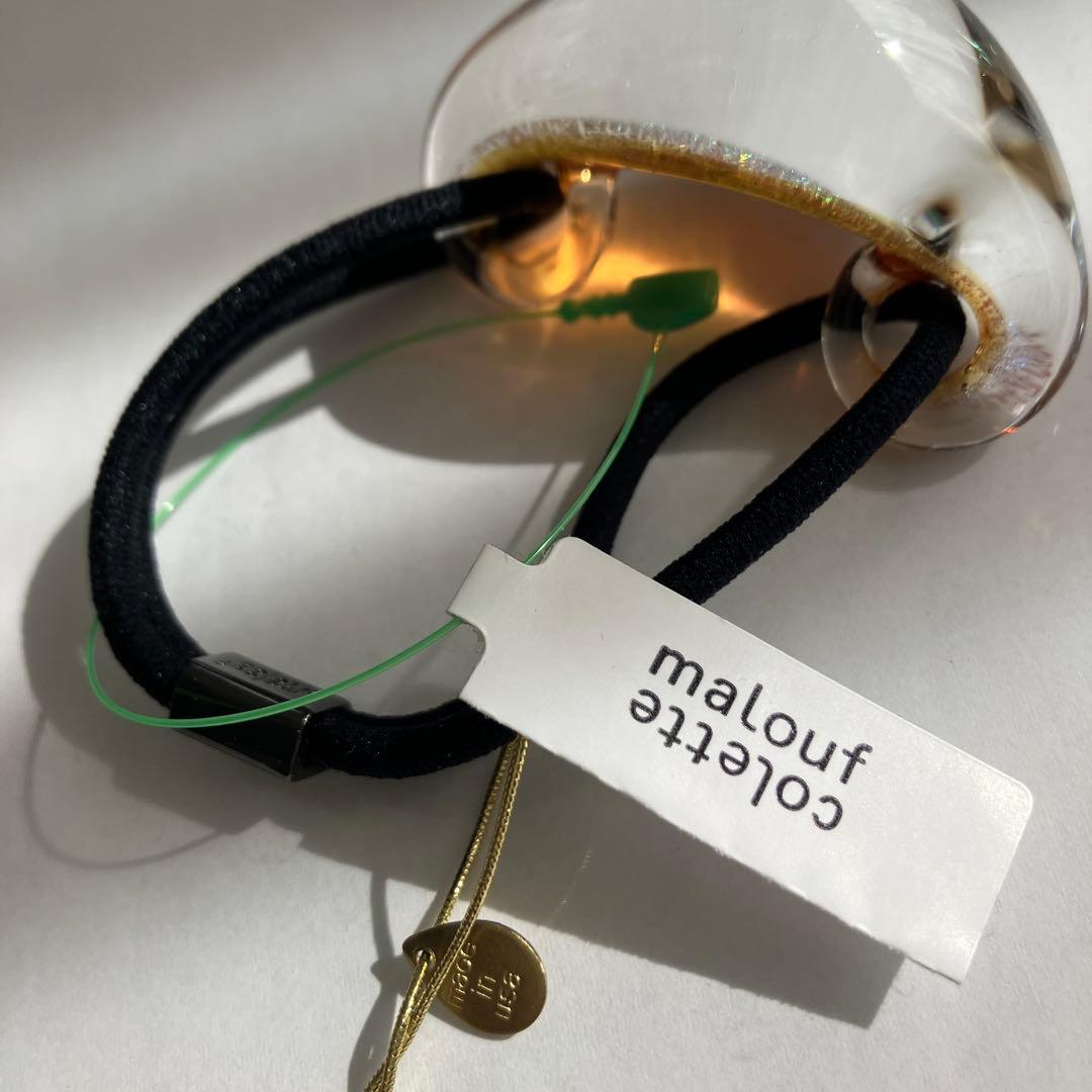 新品未使用コレットマルーフグラスポニーラージガラス製THBT accaヘアゴム