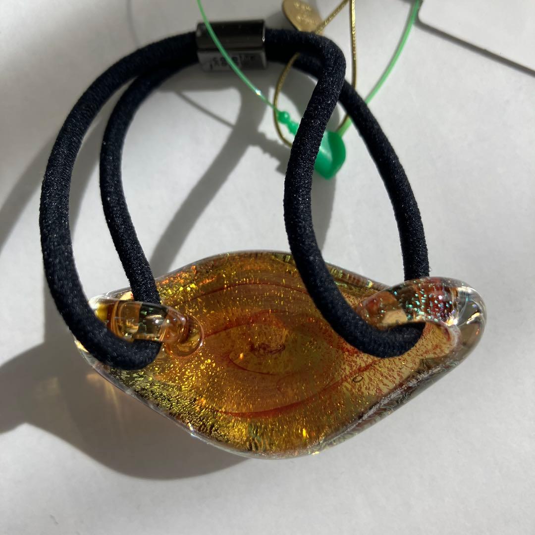 新品未使用コレットマルーフグラスポニーラージガラス製THBT accaヘアゴム