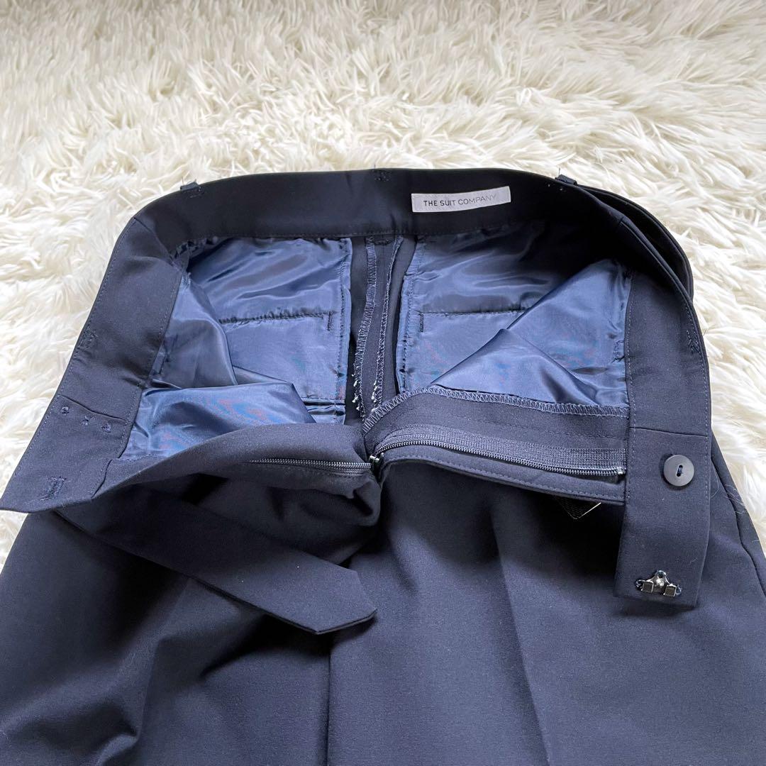 THE SUIT COMPANY 紺ブレダブル金ボタンパンツスーツセットアップ