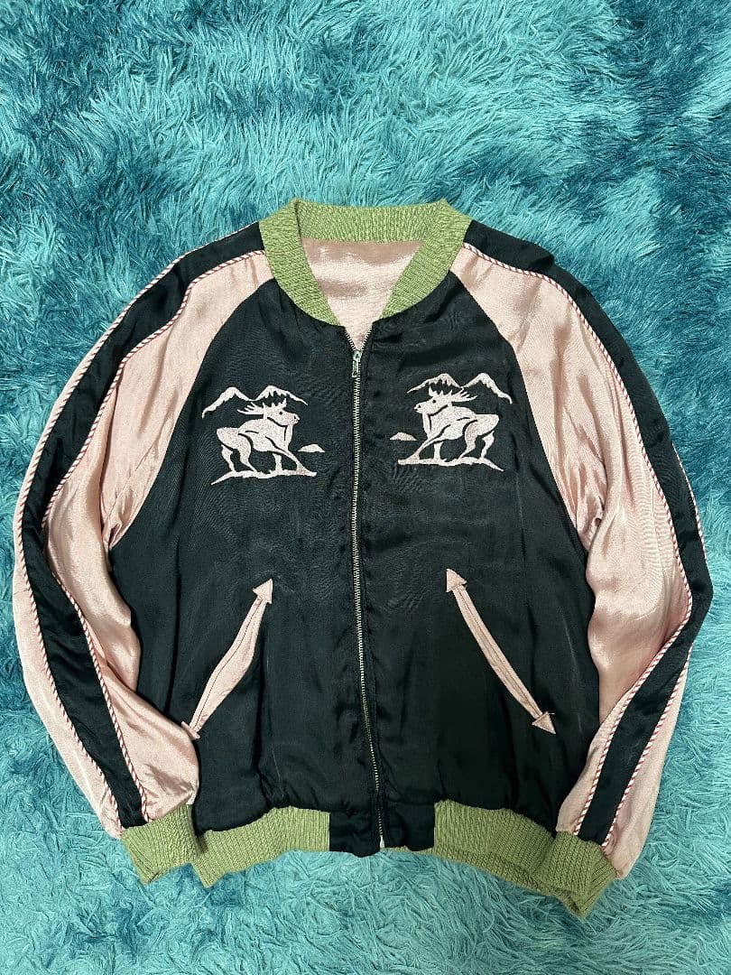 スカジャン　クローズ＆WORST　アラスカ　鷹　CROPPED　HEADS