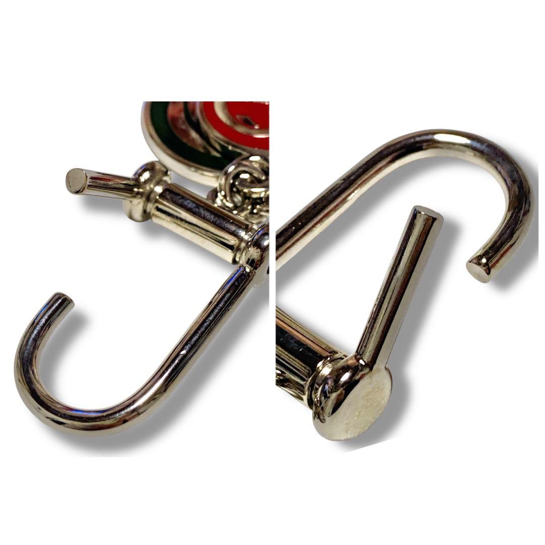 グッチ イタリア製 インターロッキング キーホルダー キーリング チャーム