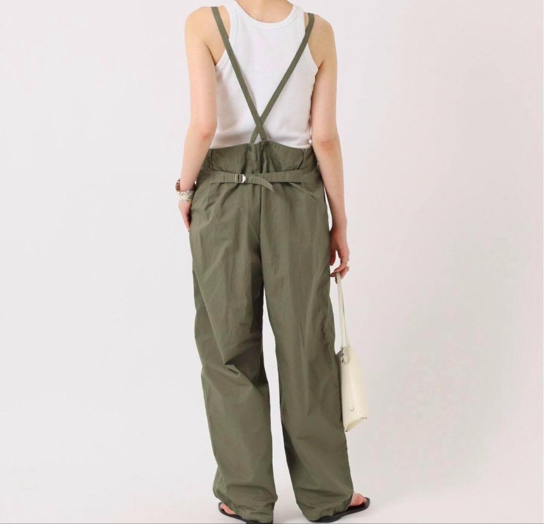 AP STUDIO　ジョンブル　ミリタリーサスペンダーパンツ　カーキ　Ｌ　美品
