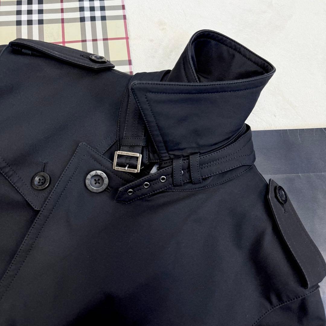 【美品】バーバリーブラックレーベル 着脱可能 ライナー付 トレンチコート M